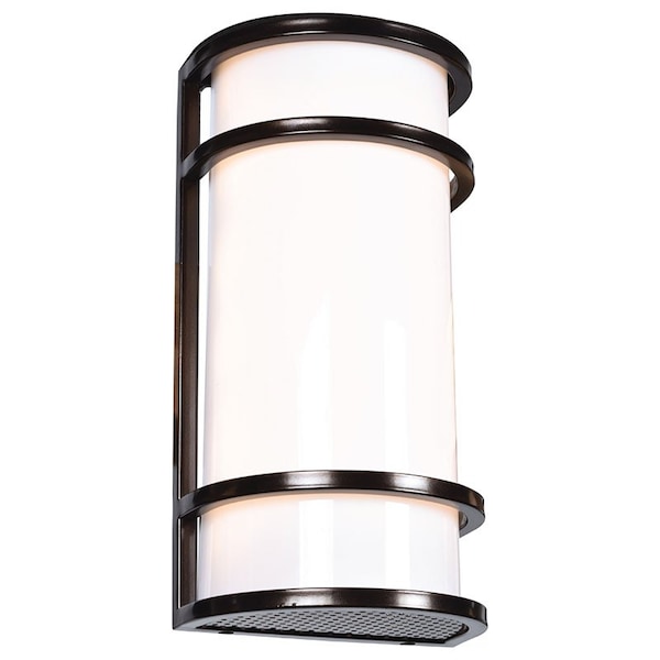 Access Lighting Cove, Dual Voltage Outdoor LED Wall Mount, Bronze Finish, Acrylic Lens Acrylic 20105LEDMG-BRZ/ACR - main